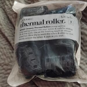 Nikko Ceramics Black Hair Styling Rollers